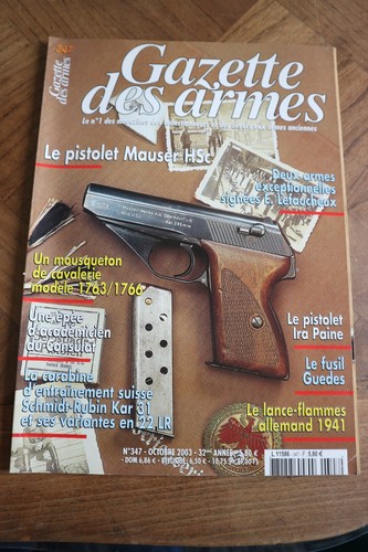 Revue gazette armes 347 - gazette, n°347