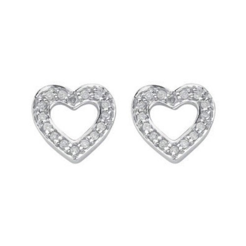 Boucles oreilles clous cœur - d'oreilles,