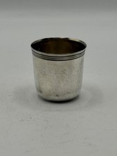 RARE VERRE A LIQUEUR  ARGENT