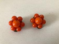 ?‍⬛ Jolie paire de boucles d'oreille à clips bijoux fantaisie  vintage 15