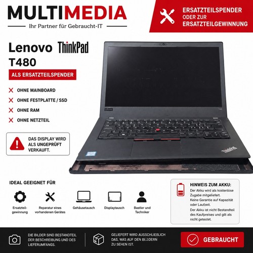Lenovo thinkpad t480 pièces - lenovo,