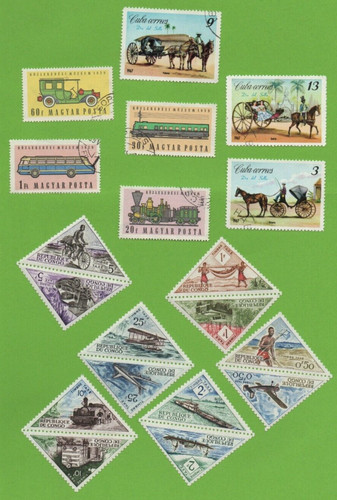 Lot timbres anciens - 19,