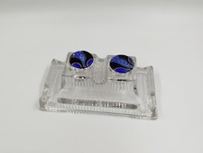 Encrier en verre ancien