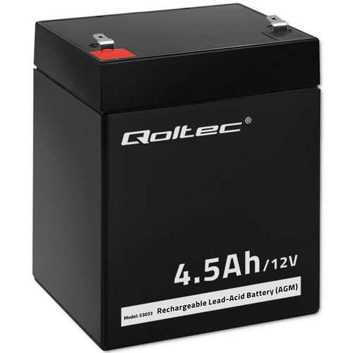Batterie qoltec agm - 12, v