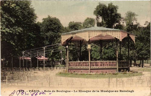 Cpa paris 16e bois - paris, 16e-bois