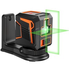 Niveau laser auto-nivelant 100 pieds Niveau laser à lignes croisées vertes av...