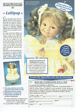 Publicité Advertising 088  1997   la poupée Lollipop  Dianna Effner Ashton-Drake