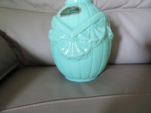Ancien vase opaline à - en,
