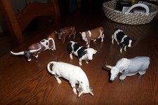 SCHLEICH, Vaches et taurreaux
