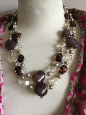 Sublime collier double rangs