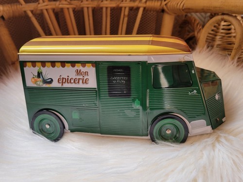 Boîte gâteaux métal camion - boÎte,