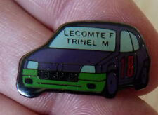 PIN'S VOITURE 205 GTI RALLYE PILOTE LECOMTE F. THINEL M.