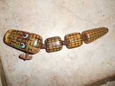 jouet ancien mécanique à remontoir serpent à clée