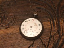 Montre Gousset - Cadran 24 Heures -Type militaire mécanique vers 1910