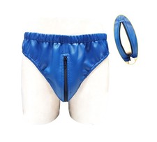 Une paire de 2 slips en cuir