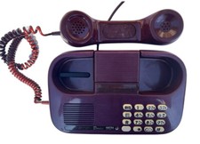 Téléphone fixe MATRA Communication  Type DECLIC Couleur BORDEAUX  