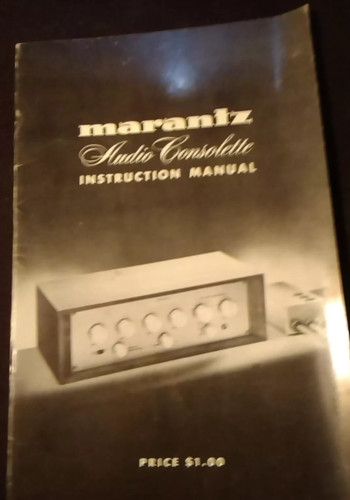 Marantz audio consolette - marantz,