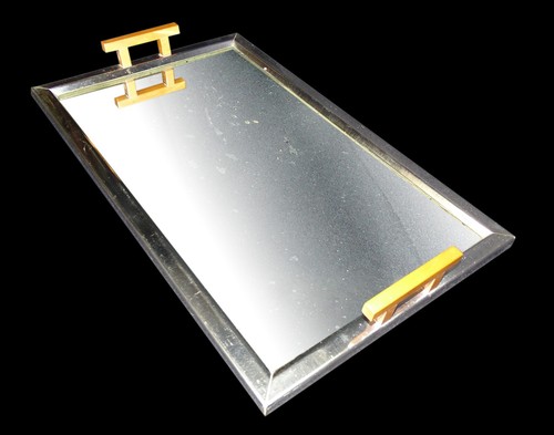 Plateau miroir moderniste - plateau,