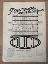 Publicité 1930 Peintures Duco salle de bain, cuisine, salle à manger, salon 2812