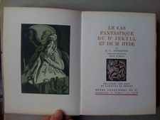 Stevenson Dr Jekyll / Mr Hyde 1926 Gravure bois 320ex