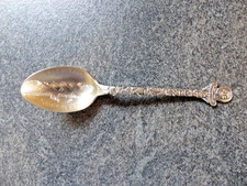 cuillère argent massif sterling silver souvenir totem seattle angeline