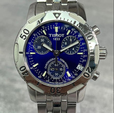 TISSOT PRS200 Chronograph Dial Watch Blue JP