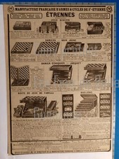 ETRENNES DAMIERS NAIN JAUNE MAH JONG ECHIQUIERS JEUX SOCIETE publicité 1925 