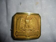boucle de ceinturon  francaise d officier de gendarmerie  2 empire