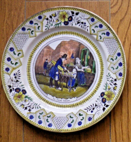 Ancienne assiette gien - ancienne, le