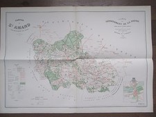 CARTE GEOGRAPHIQUE ANCIENNE