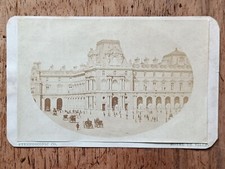 (Paris) Guichets du Louvre: Photo ancienne (19ème siècle) sur papier.