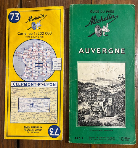 Guide vert michelin - vert, auvergne