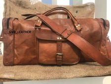 Homme Vintage Cuir Duffel