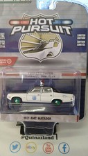 Greenlight Hot Pursuit 1971 AMC Matador Green Wheels Chase (NG21)