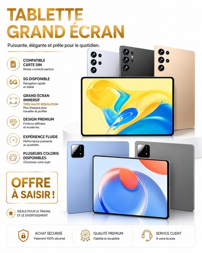 Tablette puissante go - tablette,