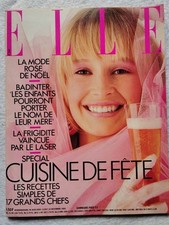 French Magazine Elle Dec.1985 Estelle Lefebure By Michel Compte