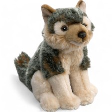 Carl Dick Loup assis, Peluche