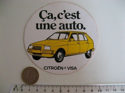 Autocollant citroen visa - citroen, c