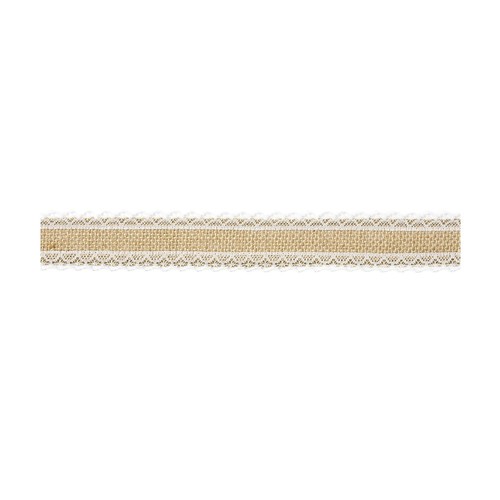 Bande jute dentelle extérieur - bande,