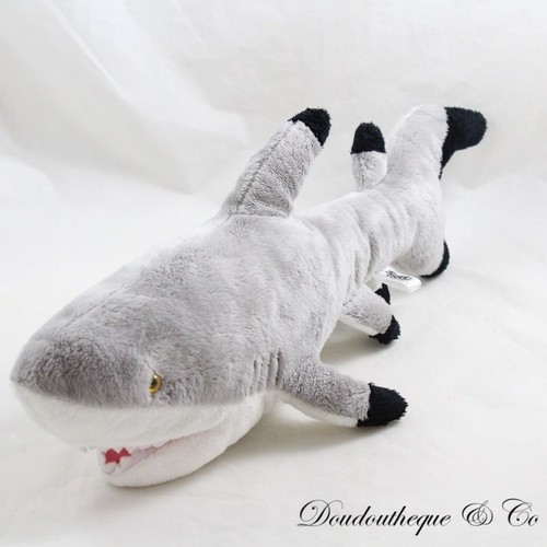 Peluche requin softimals gris - requin,