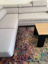 Canapé convertible couleur  beige 5 places marque Wesley B