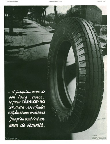 Publicité ancienne voiture