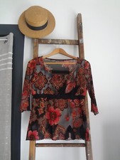 MAD PARIS 36 38 HAUT TUNIQUE TRANSPARENTE CHEMISE SEXY TOP ORIGINAL BLOUSE   TUN