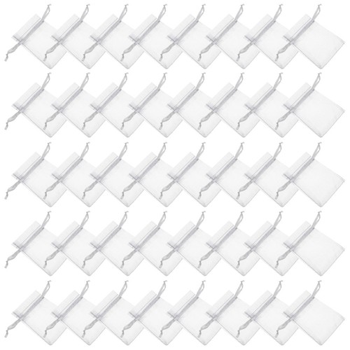 100 pcs pochon bijoux organza - pochon,
