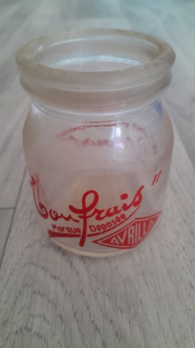 Ancien pot yaourt - ancien,