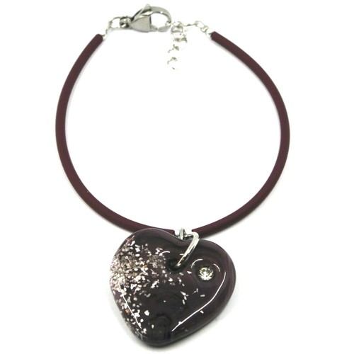 Bracelet caoutchouc acier - bracelet,
