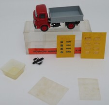 RMM ROSKOPF #474 HO 1/87 CAMION BENNE BERLIET GAK ROUGE IN BOX 
