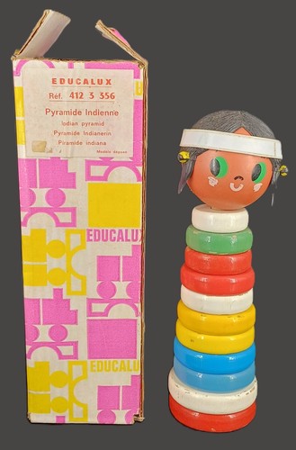 Ancien jouet anneaux - , à