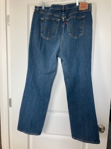Womens levis 550 blue denim - 550,