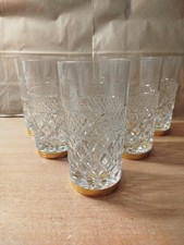 6 verres en cristal de Bohème